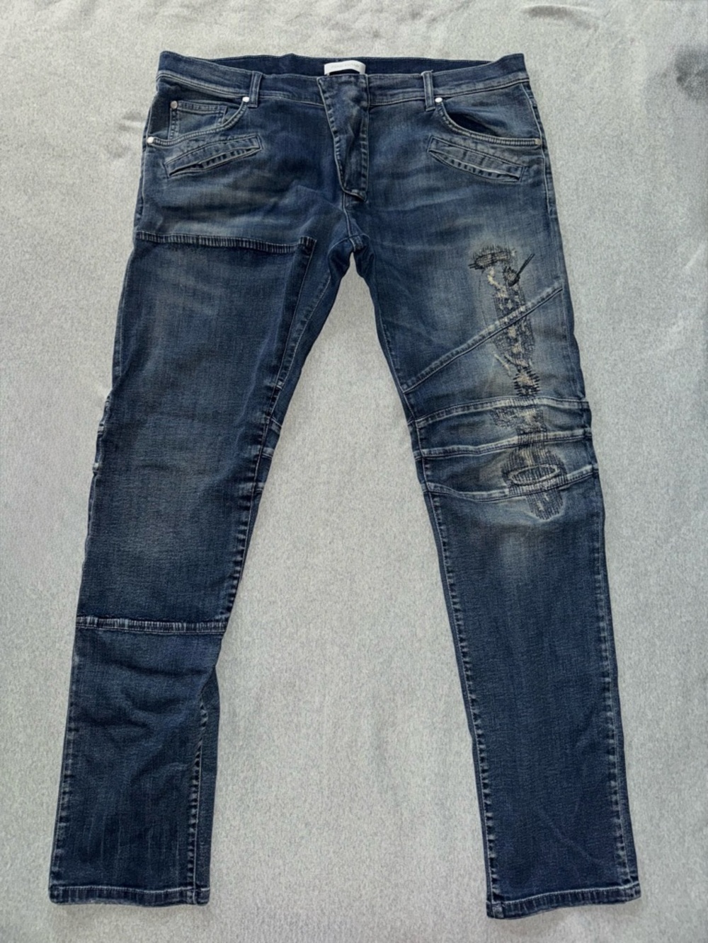 Pierre Balmain Men’s Slim Fit Blue‎ Denim Jeans Dark Wash Size 40